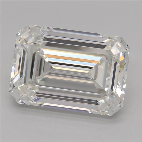 6.06ct E VS1 Rare Carat Ideal Cut Emerald Lab Grown Diamond