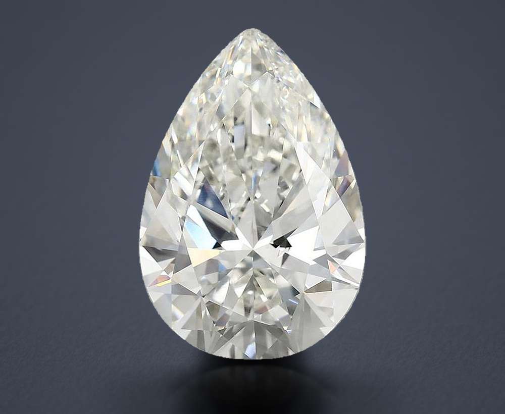 5.90 Carat Pear Lab Diamond