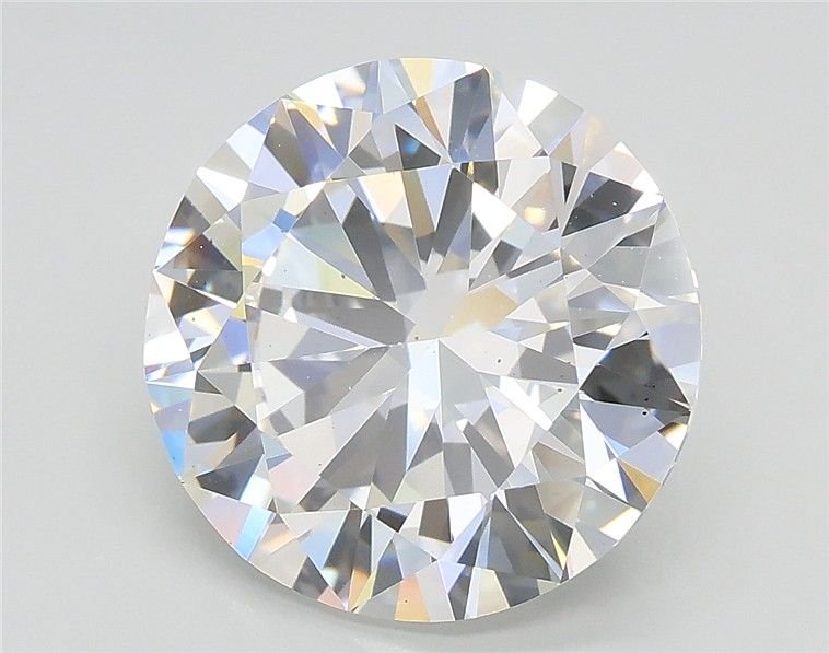 4.00ct F SI1 Excellent Cut Round Lab Grown Diamond