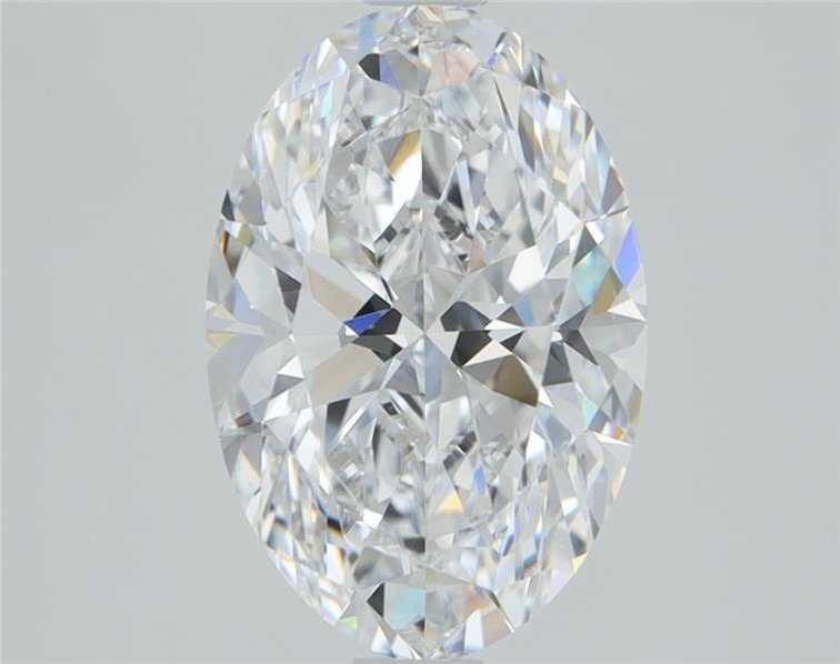 6.00 Carat Oval Lab Diamond
