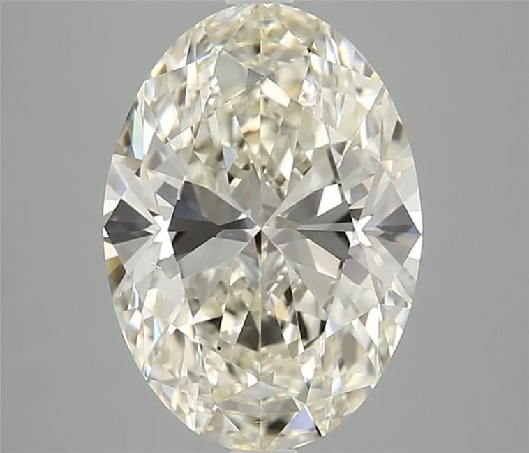 4.03ct K VS2 Rare Carat Ideal Cut Oval Diamond