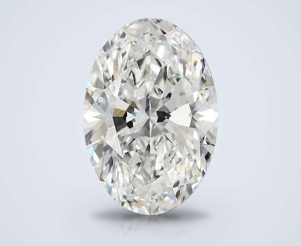 3.85 Carat Oval Lab Diamond