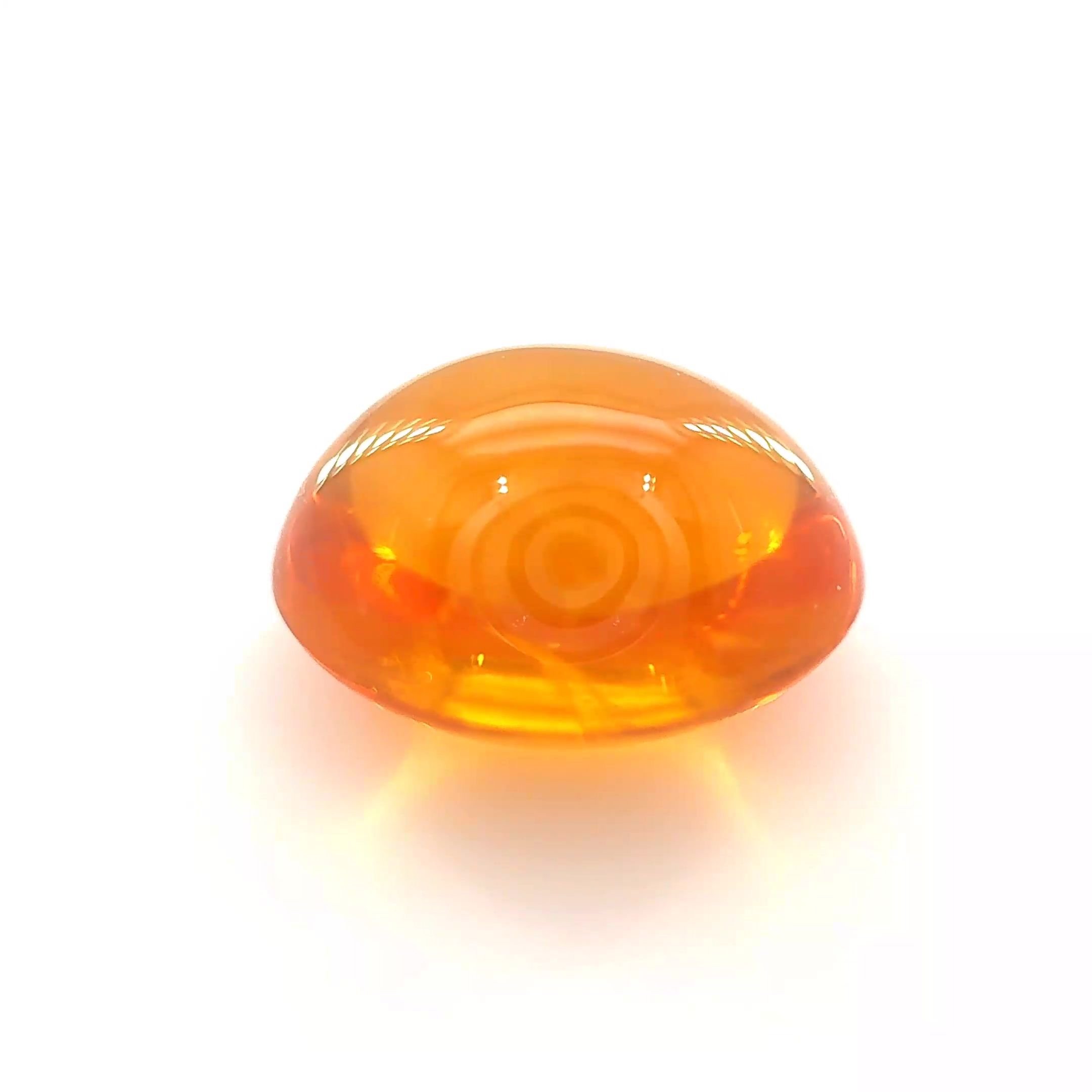 3.28 Carat Vivid Yellow Oval Sapphire