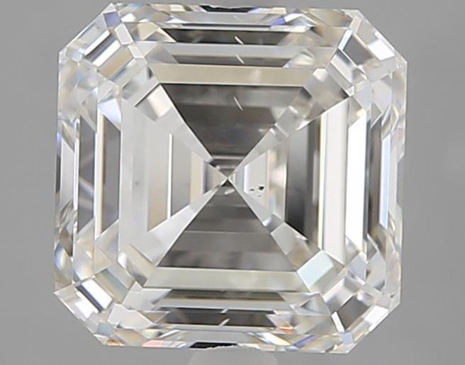 3.01ct H SI1 Rare Carat Ideal Cut Asscher Diamond