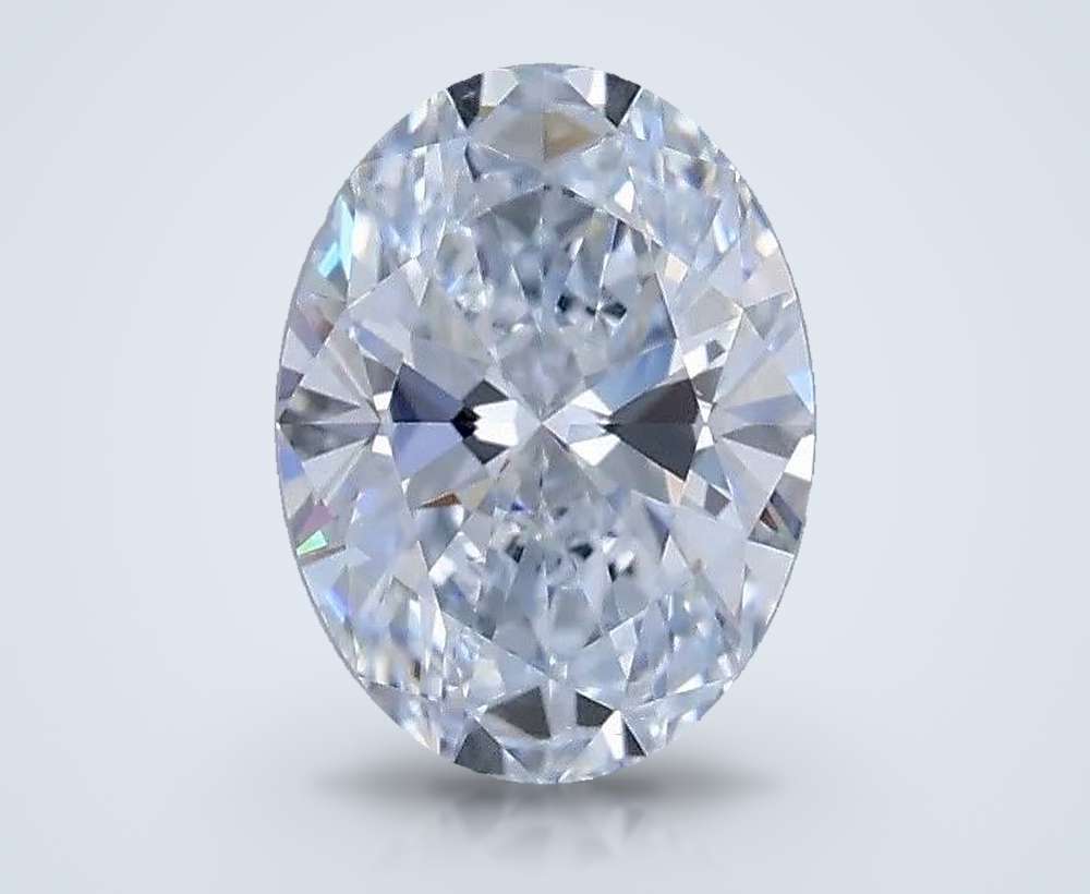 1.00 Carat Oval Lab Diamond