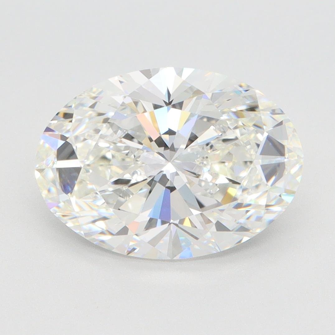 3.30ct G VVS2 Rare Carat Ideal Cut Oval Lab Grown Diamond