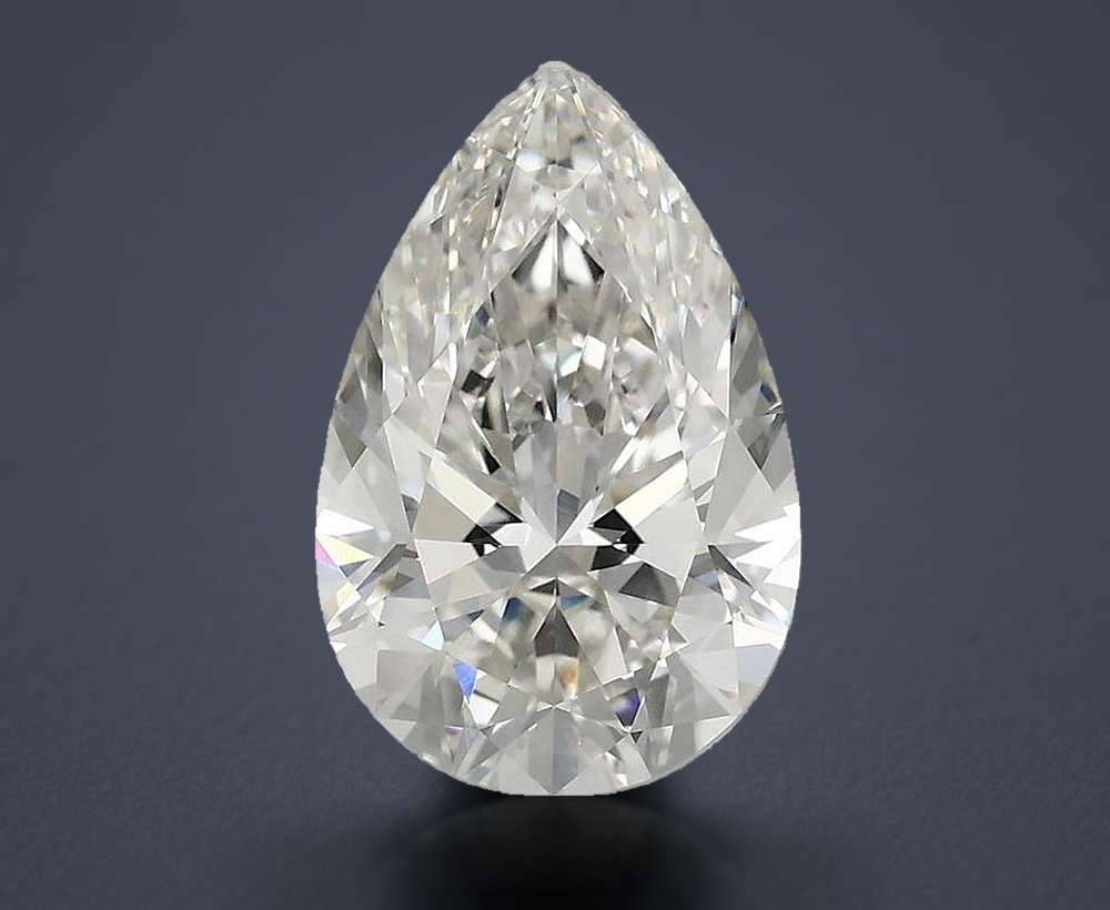 3.00 Carat Pear Lab Diamond