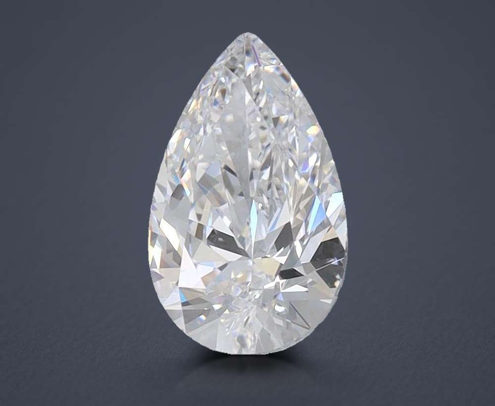 1.00 Carat Pear Lab Diamond
