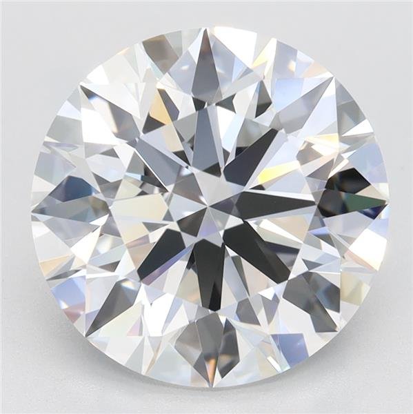 4.34ct D VVS2 Rare Carat Ideal Cut Round Lab Grown Diamond