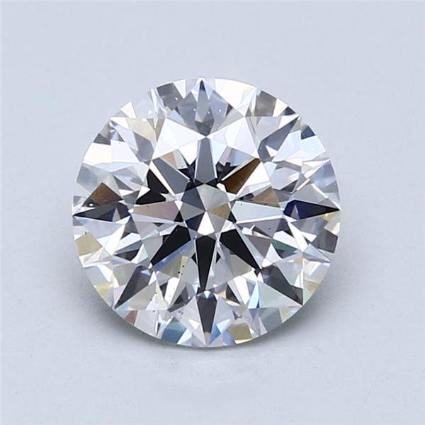 2.03ct D SI1 Rare Carat Ideal Cut Round Lab Grown Diamond