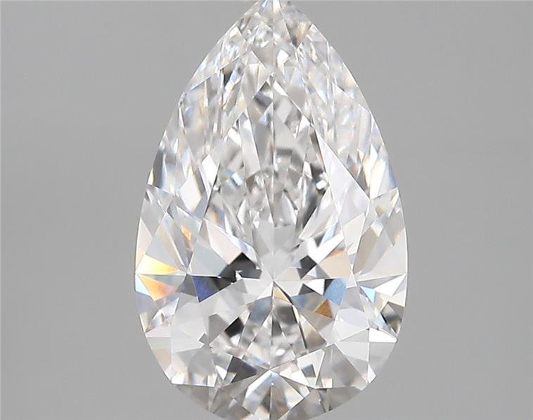 2.96 Carat Pear Lab Diamond