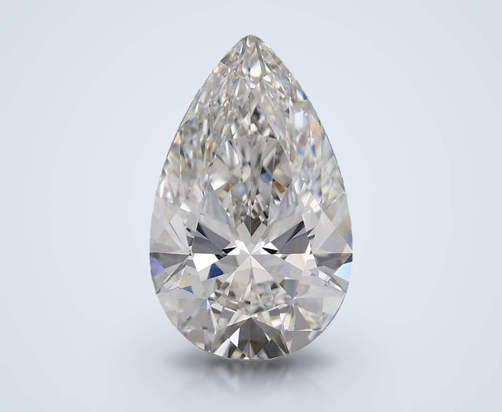 3.68 Carat Pear Lab Diamond