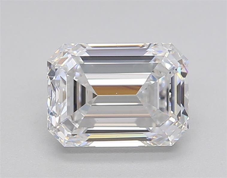 1.50ct D VS1 Excellent Cut Emerald Lab Grown Diamond