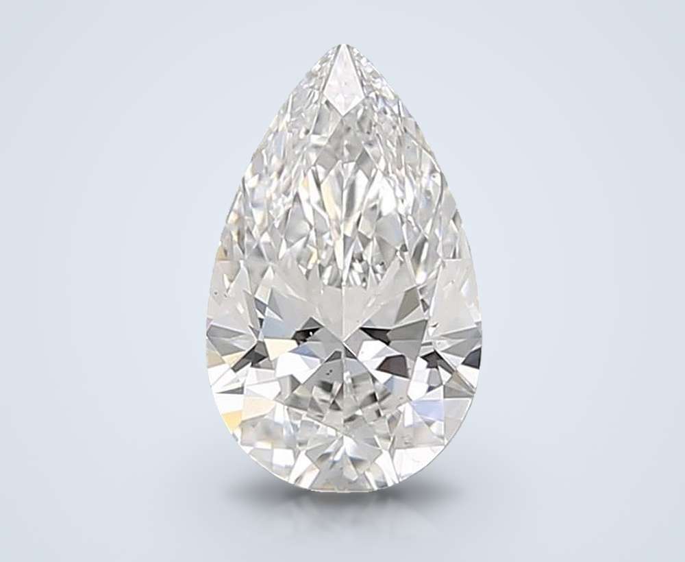 0.74 Carat Pear Lab Diamond