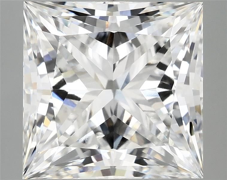 8.03ct E VVS2 Rare Carat Ideal Cut Princess Lab Grown Diamond
