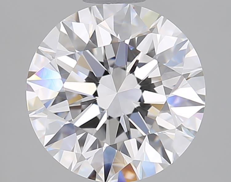 2.36ct D FL Rare Carat Ideal Cut Round Diamond