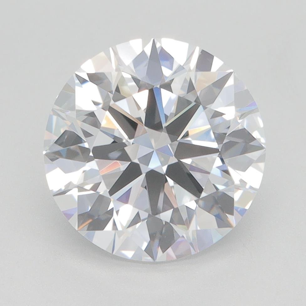 3.09ct D VVS1 Rare Carat Ideal Cut Round Lab Grown Diamond