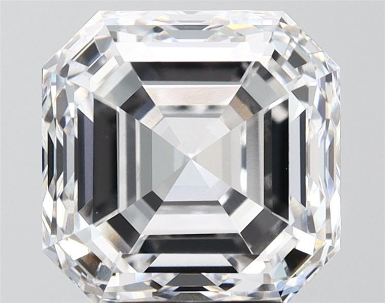 6.05ct D VVS2 Very Good Cut Asscher Lab Grown Diamond