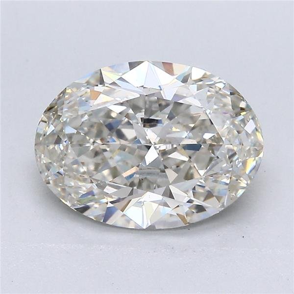 3.02ct I VS2 Excellent Cut Oval Lab Grown Diamond