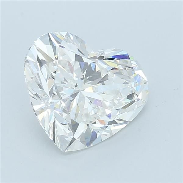 7.02ct F VVS2 Rare Carat Ideal Cut Heart Lab Grown Diamond