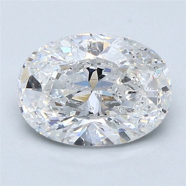 1.52ct E SI2 Rare Carat Ideal Cut Oval Diamond