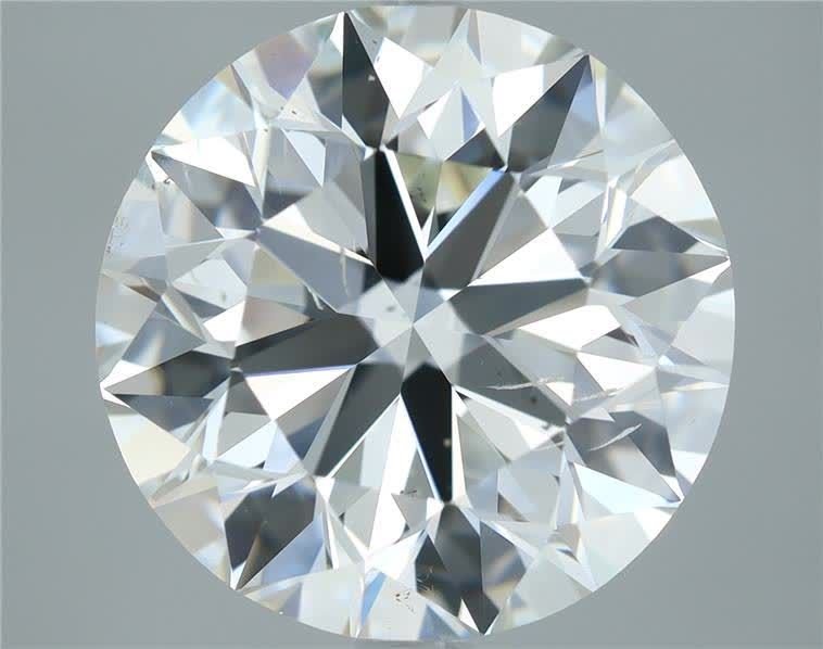 5.02ct H SI1 Excellent Cut Round Diamond