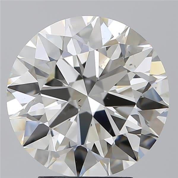 4.03ct I SI1 Rare Carat Ideal Cut Round Diamond