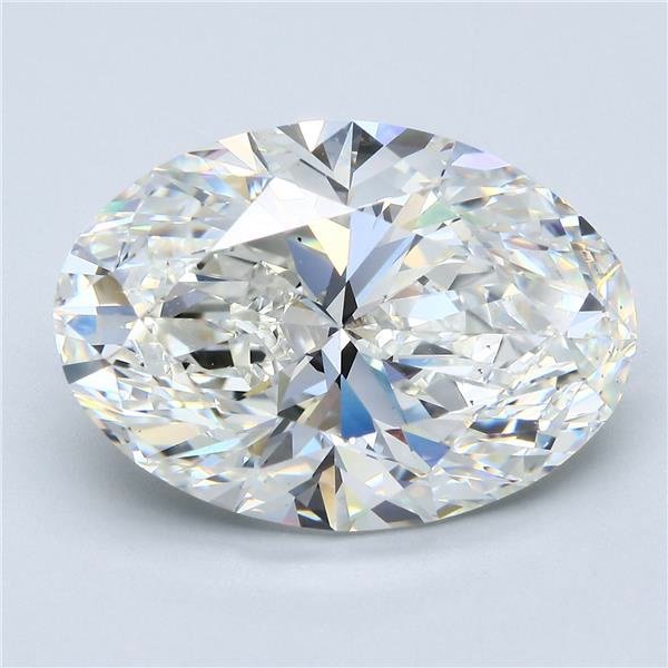 11.20ct H VS2 Rare Carat Ideal Cut Oval Diamond