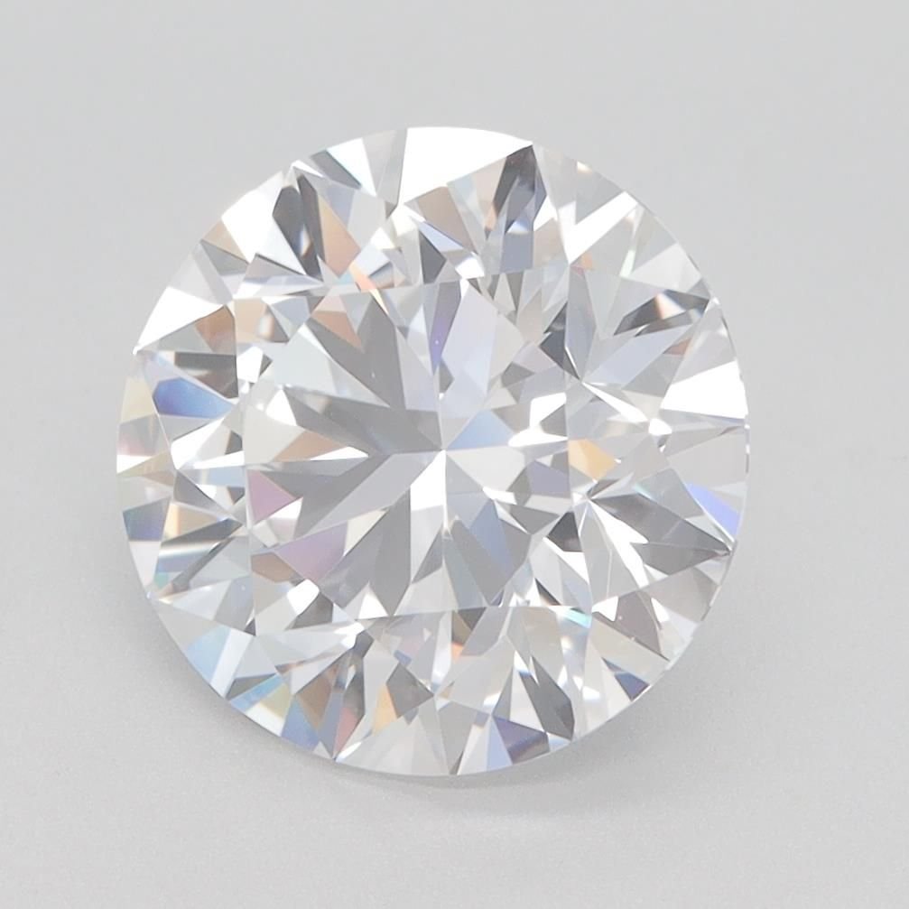 3.26ct D VVS2 Rare Carat Ideal Cut Round Lab Grown Diamond