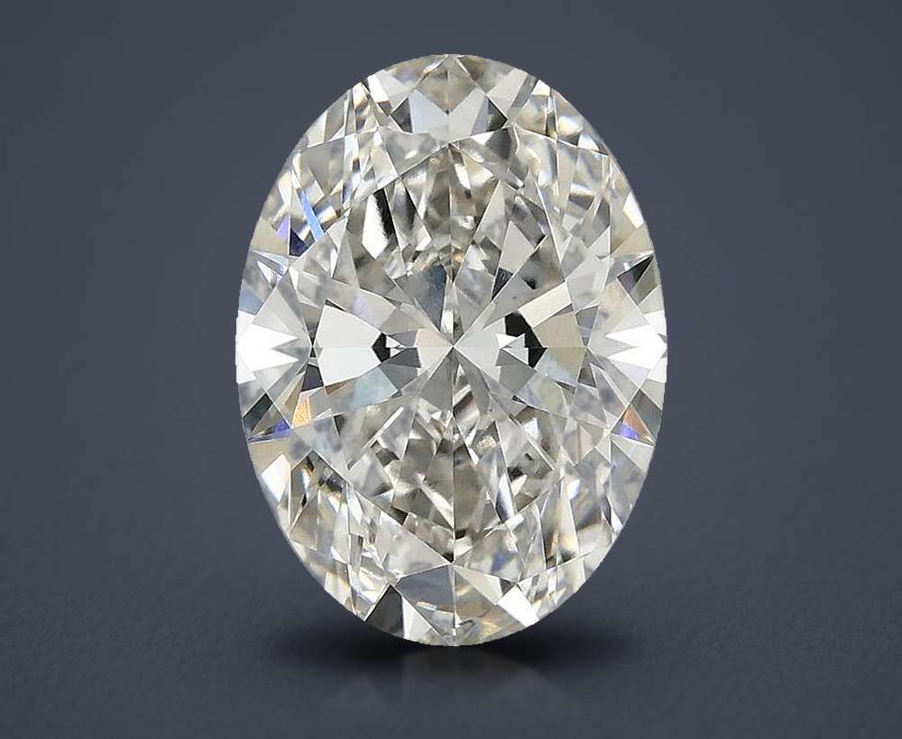 3.91 Carat Oval Lab Diamond