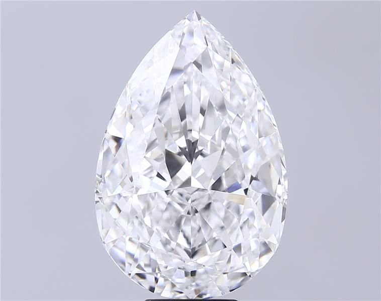 12.83ct E VVS2 Rare Carat Ideal Cut Pear Lab Grown Diamond