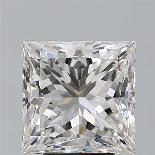 5.01ct H VS2 Rare Carat Ideal Cut Princess Diamond