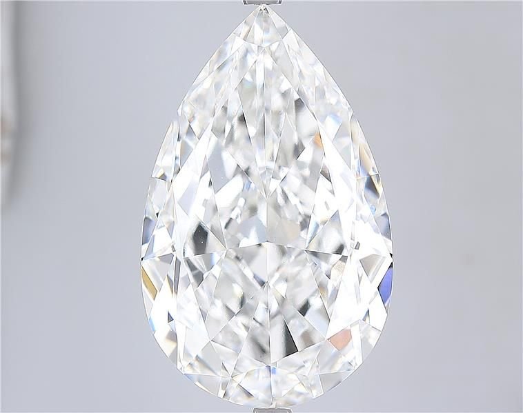 20.08ct F VVS2 Very Good Cut Pear Lab Grown Diamond