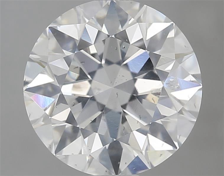 1.74ct F SI2 Rare Carat Ideal Cut Round Diamond