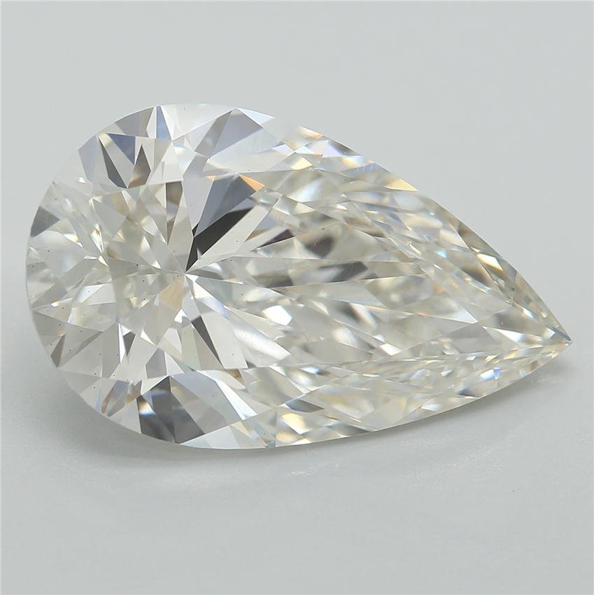 5.18ct G VS1 Rare Carat Ideal Cut Pear Lab Grown Diamond