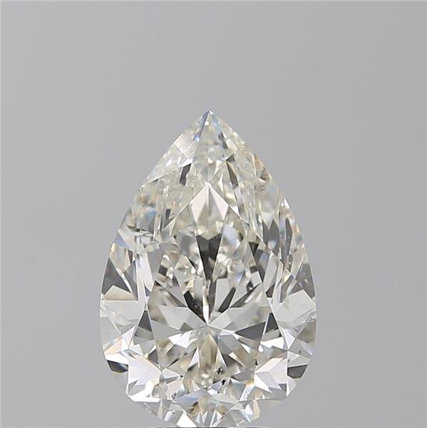 5.02ct J SI2 Very Good Cut Pear Diamond