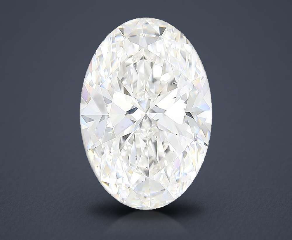 5.55 Carat Oval Lab Diamond