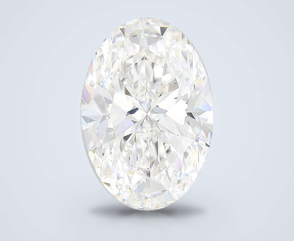 5.55 Carat Oval Lab Diamond