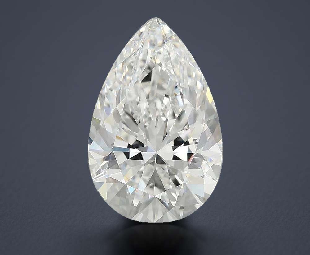 3.90 Carat Pear Lab Diamond