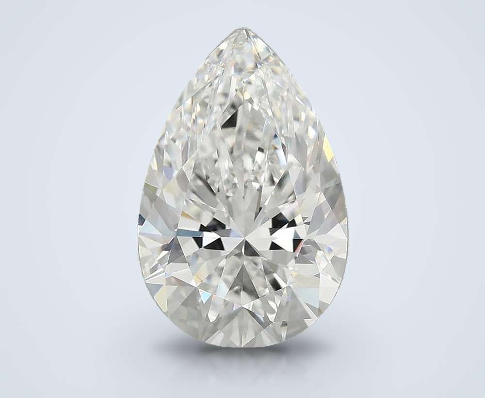 3.90 Carat Pear Lab Diamond