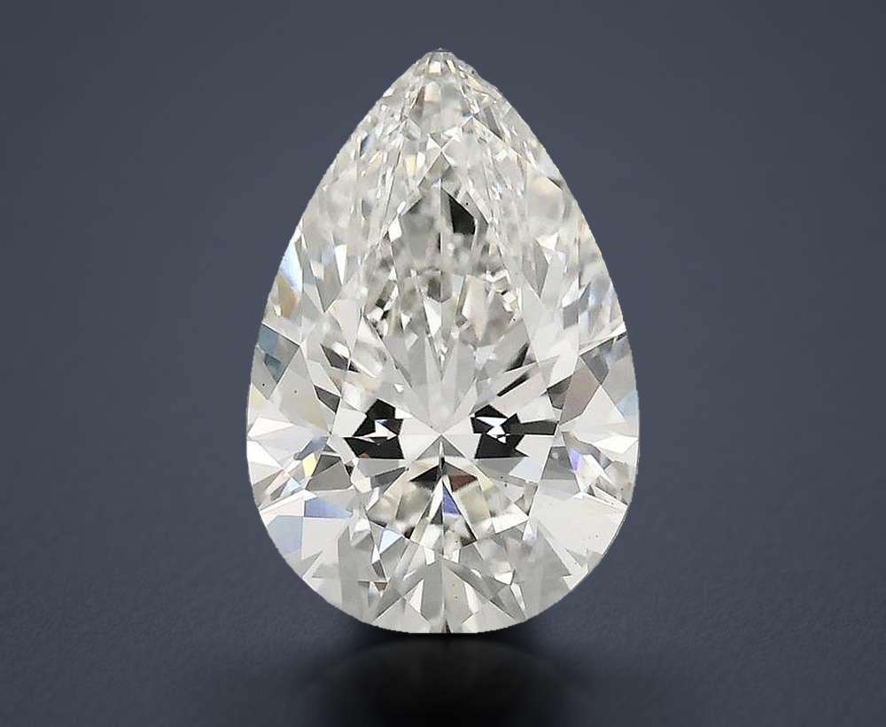 3.00 Carat Pear Lab Diamond