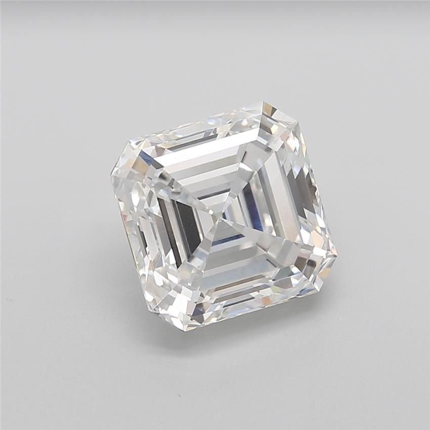 8.57ct F VVS2 Rare Carat Ideal Cut Asscher Lab Grown Diamond