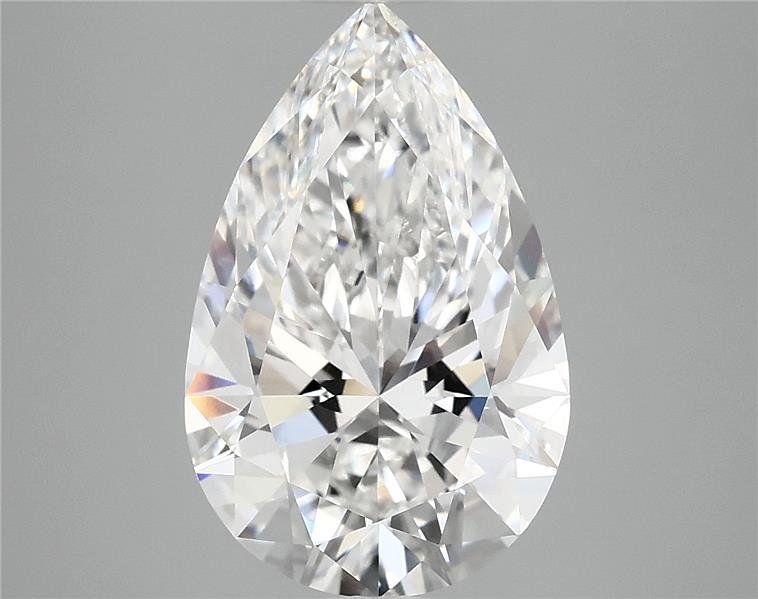 3.94 Carat Pear Lab Diamond