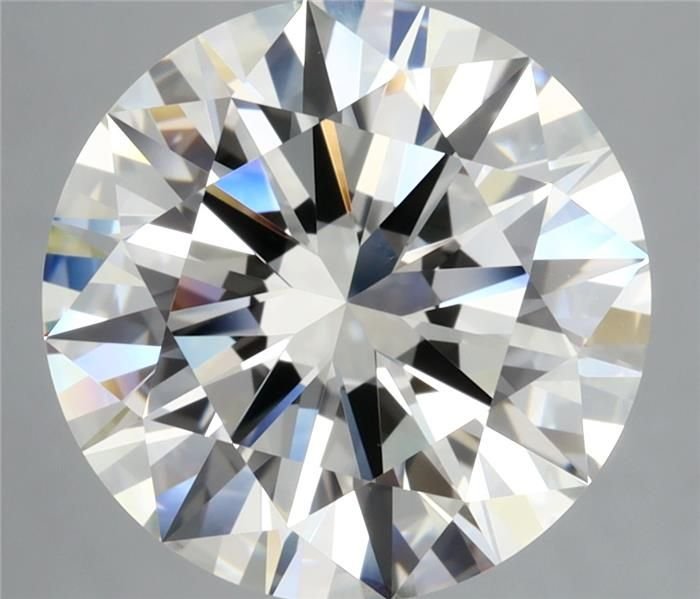 5.84ct J VVS2 Rare Carat Ideal Cut Round Diamond