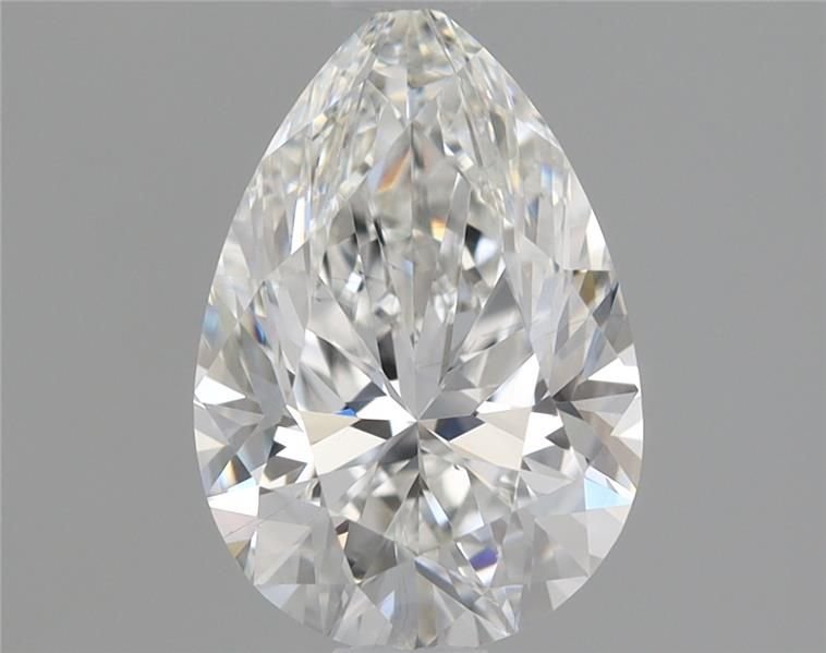 1.17ct F VS2 Rare Carat Ideal Cut Pear Lab Grown Diamond