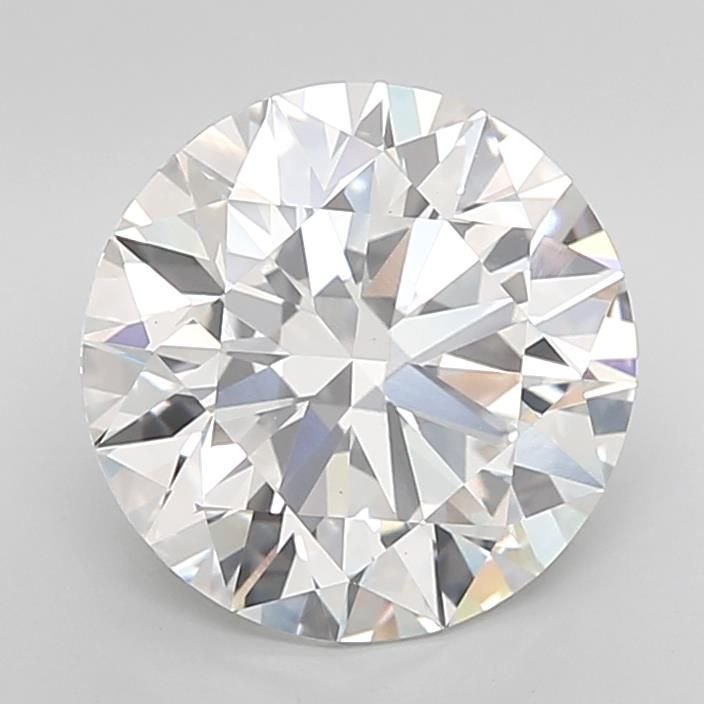 5.57ct F VVS2 Rare Carat Ideal Cut Round Lab Grown Diamond