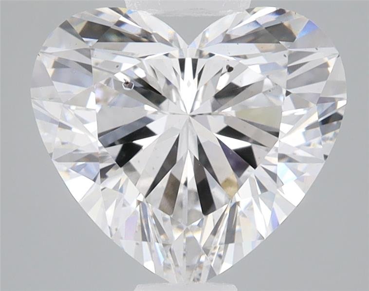 2.17ct E SI1 Rare Carat Ideal Cut Heart Lab Grown Diamond