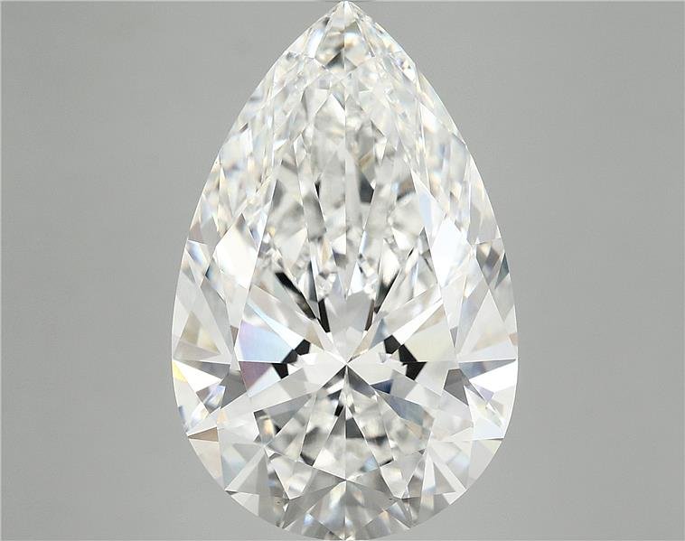 10.13ct F VVS2 Rare Carat Ideal Cut Pear Lab Grown Diamond