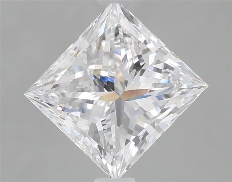 2.04ct D VVS2 Very Good Cut Princess Lab Grown Diamond