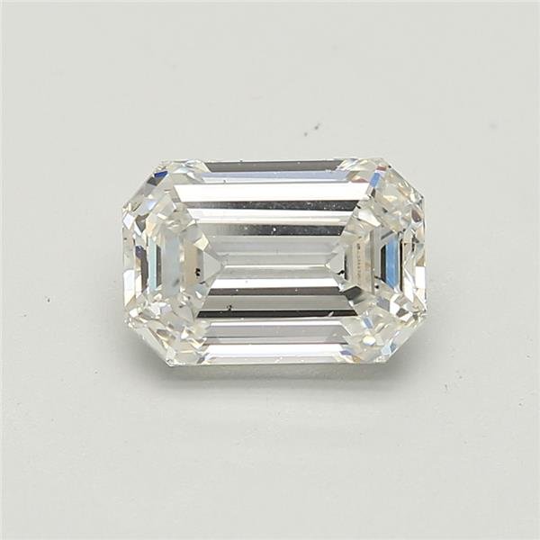 2.19ct G SI1 Excellent Cut Emerald Lab Grown Diamond